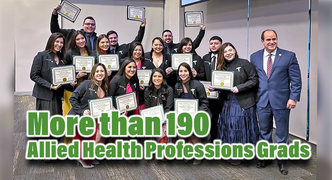 South Texas College Allied Health Division recently celebrated the graduation of 197 students with memorable pinning ceremonies.STC Image