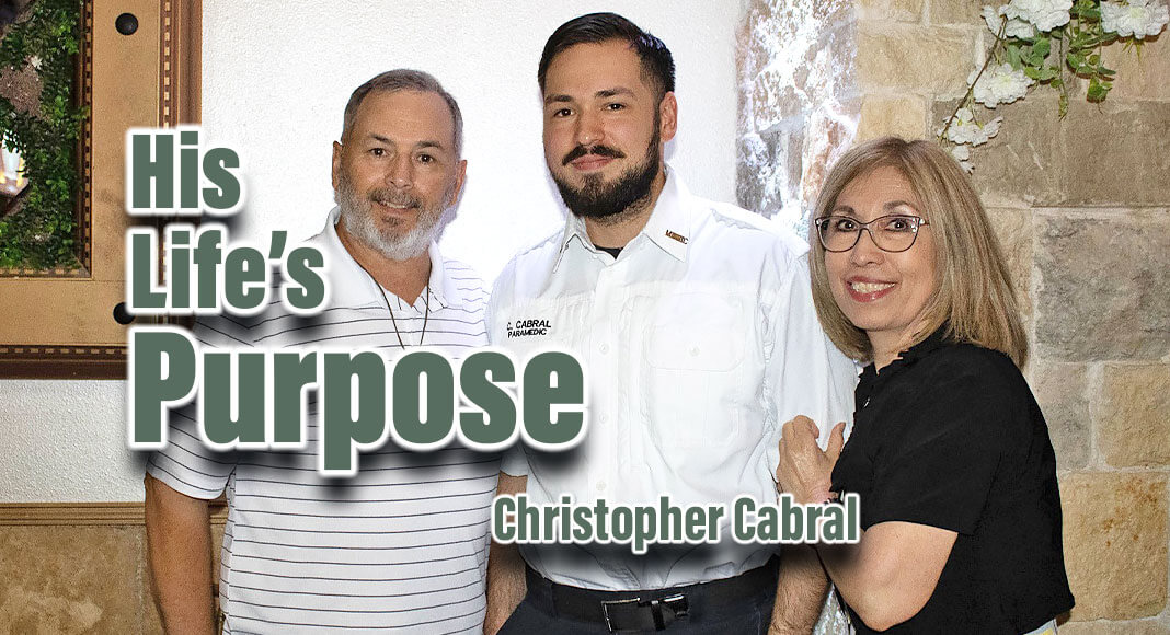 After serving in the military, Christopher Cabral spent years looking for a career that would allow him to keep helping his community; today, he is one of the most recent graduates of the South Texas College Paramedic Associate program. Pictured is Cabral with his parents. STC Image