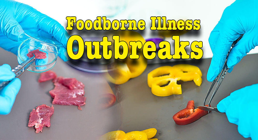 Each year, state, tribal, local, and territorial health departments (hereafter referred to as health departments) report hundreds of foodborne illness outbreaks to CDC (1). Image for illustration purposes