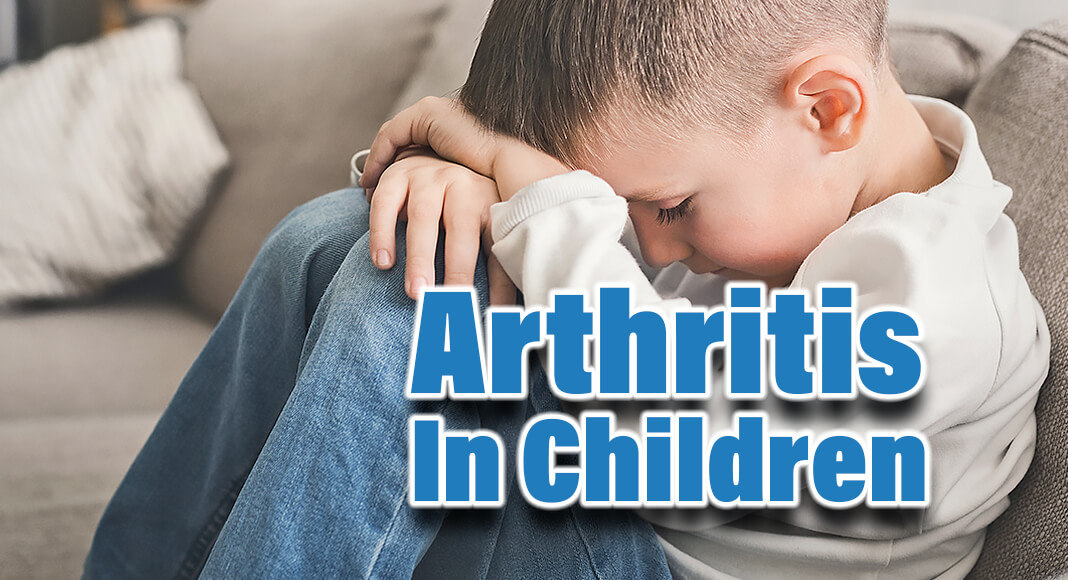 The most common type of childhood arthritis is juvenile idiopathic arthritis (JIA), also known as juvenile rheumatoid arthritis. Image for illustration purposes