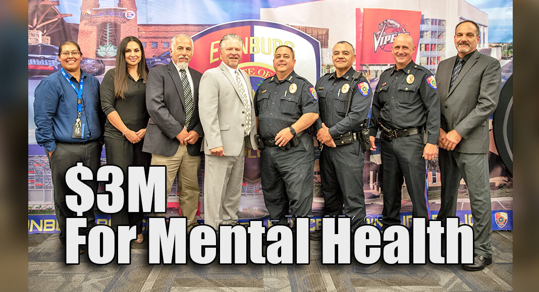  Tropical Texas Behavioral Health (TTBH) in partnership with the Edinburg Police Department (Edinburg PD), received a $3,000,000 award from the Substance Abuse and Mental Health Services Administration (SAMHSA) to create a Mental Health Crisis Response Unit (MH CRU). Image Courtesy of The City of Edinburg
