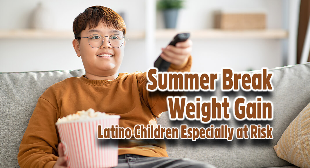 School's out for the summer, and millions of children are home relaxing, working or frolicking in the sun. But, summer's also a time when many kids can gain weight quickly – and at unhealthy level. Image for illustration purposes
