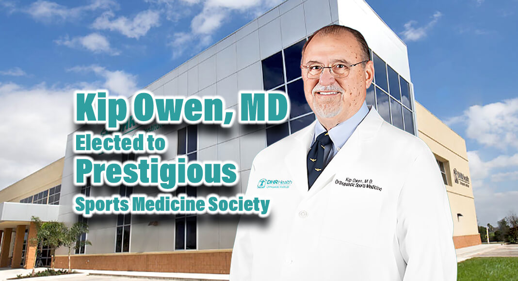 DHR Health proudly announces the election of esteemed Orthopaedic Surgeon, Kip Owen, MD, FAAOS to the Council of Delegates for the American Orthopaedic Society for Sports Medicine (AOSSM). DHR Health Images