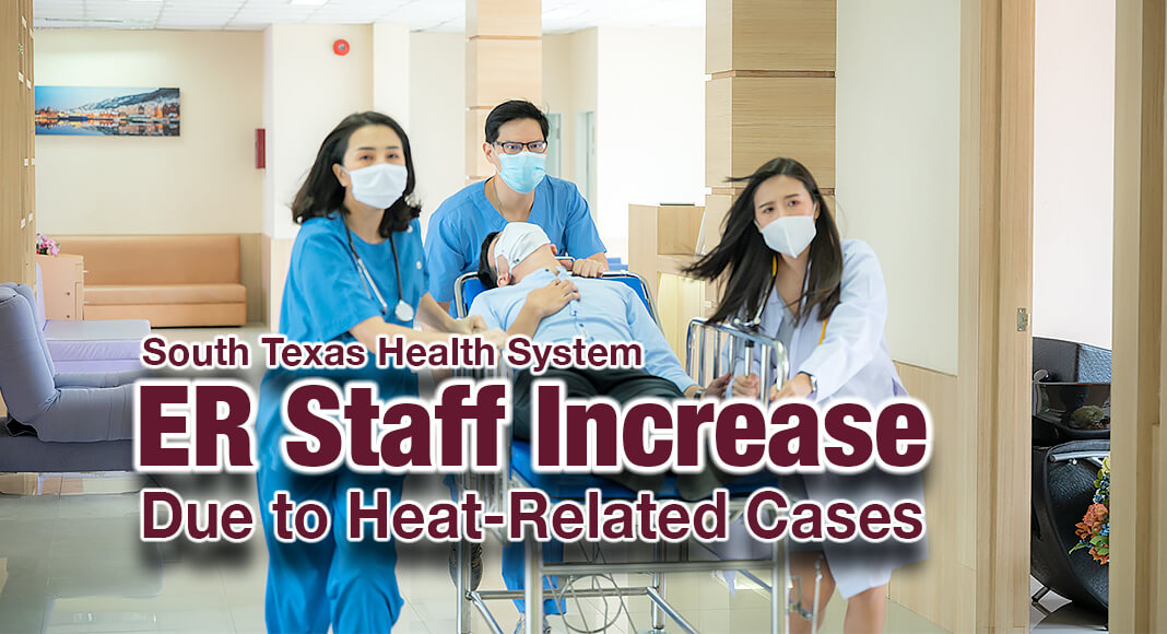Through the end of July, South Texas Health System saw a total of 191 heat-related illness visits in its emergency departments, a 75% increase from the same period last year. Image for illustration purposes
