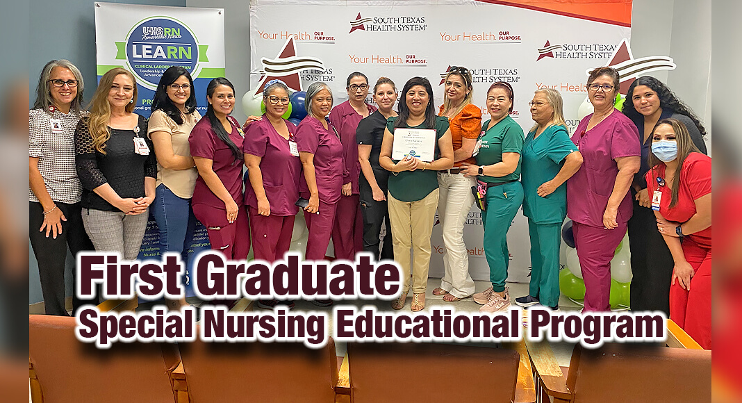 A long-serving registered nurse became the first graduate of the Leadership & Educational Advancement for RNs (LEARN) Clinical Ladder Program, a program created to promote the professional growth of its nurses and enhance the quality and safety of the patients they serve. Courtesy Image