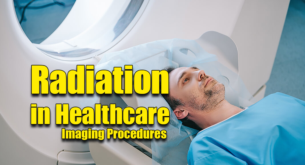 Medical imaging procedures deliver x-ray beams, a form of ionizing radiation, to a specific part of the body creating a digital image or film that shows the structures inside that area like bones, tissues, and organs. Nuclear medicine procedures use radioactive material inside the body to see how organs or tissue are functioning (for diagnosis) or to target and destroy damaged or diseased organs or tissue (for treatment). Image for illustration purposes