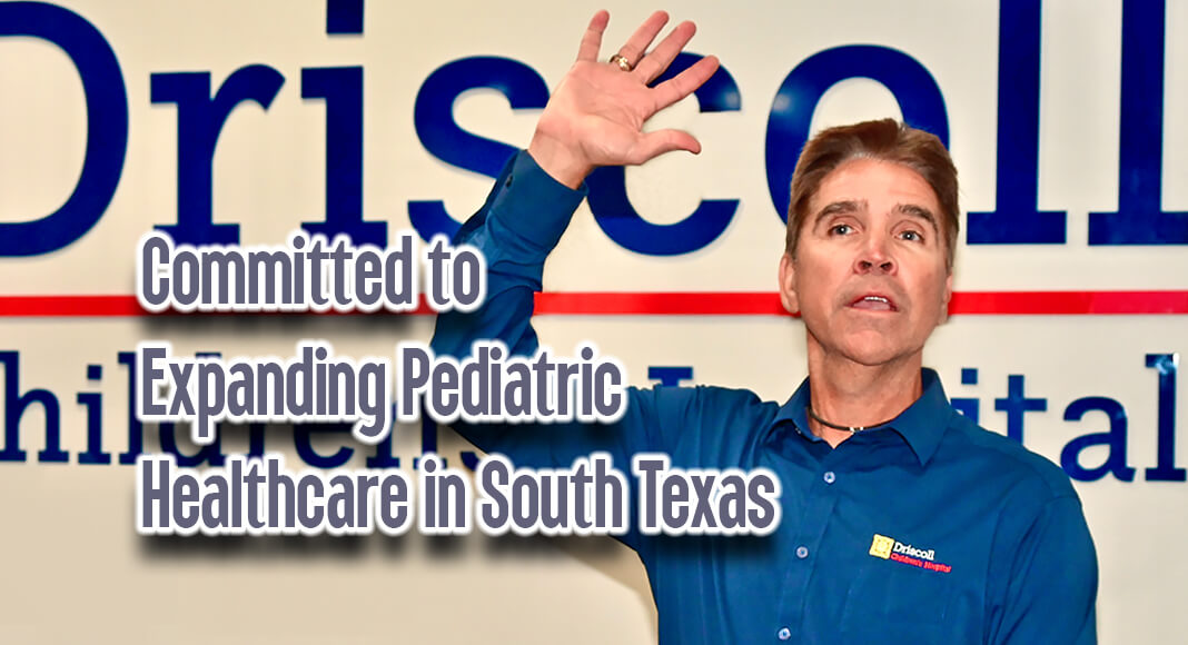 Eric Hamon, President and CEO of Driscoll Health System, demonstrated persistent leadership and commitment to expanding pediatric healthcare in South Texas. Image by Roberto Hugo González