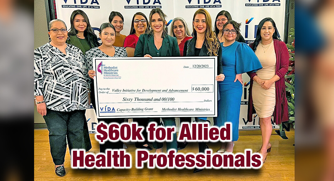Valley Initiative for Development and Advancement (VIDA) is honored to be a grant recipient ofMethodist Healthcare Ministries. This substantial contribution allows VIDA to expand its impact and continue its essential efforts in advancing career training opportunities for allied health professionals. Courtesy Image