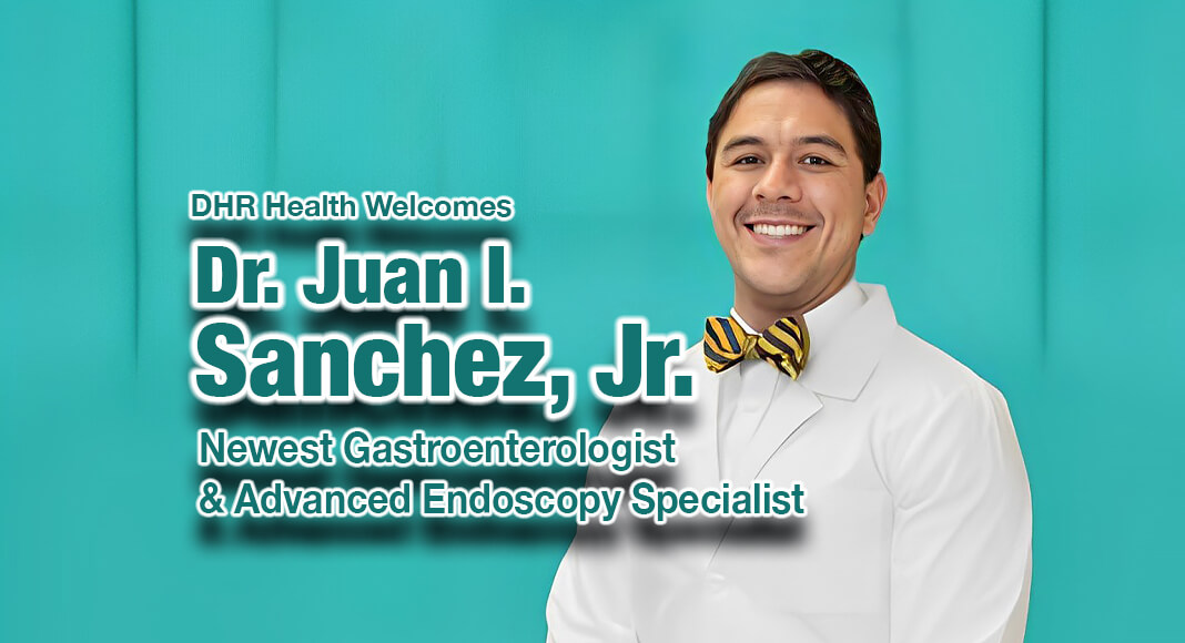 As part of its mission to deliver unparalleled medical care to the Rio Grande Valley, DHR Health is pleased to welcome Juan I. Sanchez, Jr., M.D. to its team of talented physicians. Dr. Sanchez will serve as a gastroenterologist and an advanced endoscopy specialist. Image Courtesy of DHR Health