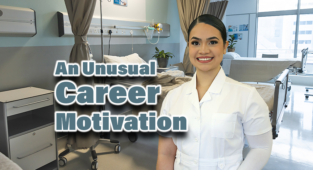 Recent TSTC Vocational Nursing graduate Caitlyn Gonzales is now a full-time vocational nurse with South Texas Rehabilitation Hospital. (Photo courtesy of TSTC.)