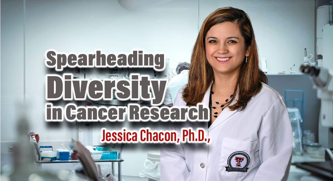  Texas Tech University Health Sciences Center El Paso’s Jessica Chacon, Ph.D., assistant professor of immunology and microbiology, has been awarded the American Association for Cancer Research Minority and Minority-Serving Institution Faculty Scholar in Cancer Research Award.  Courtesy Image. Bgd image for illustration purposes
