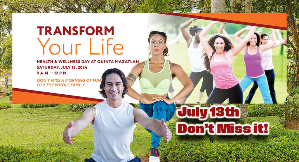 This July, South Texas Health System® invites you to come together as a family and learn ways to get healthy and stay healthy at our Transform Your Life Health & Wellness Fair! Image courtesy of STHS. Bgd and people in front for illustration purposes