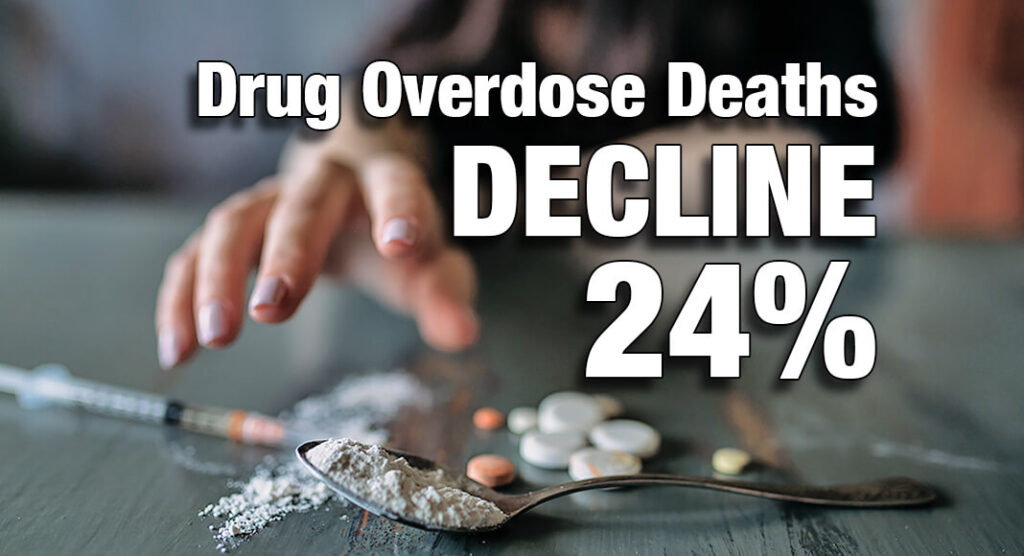 CDC Reports Nearly 24% Decline in U.S. Drug Overdose Deaths - Mega ...