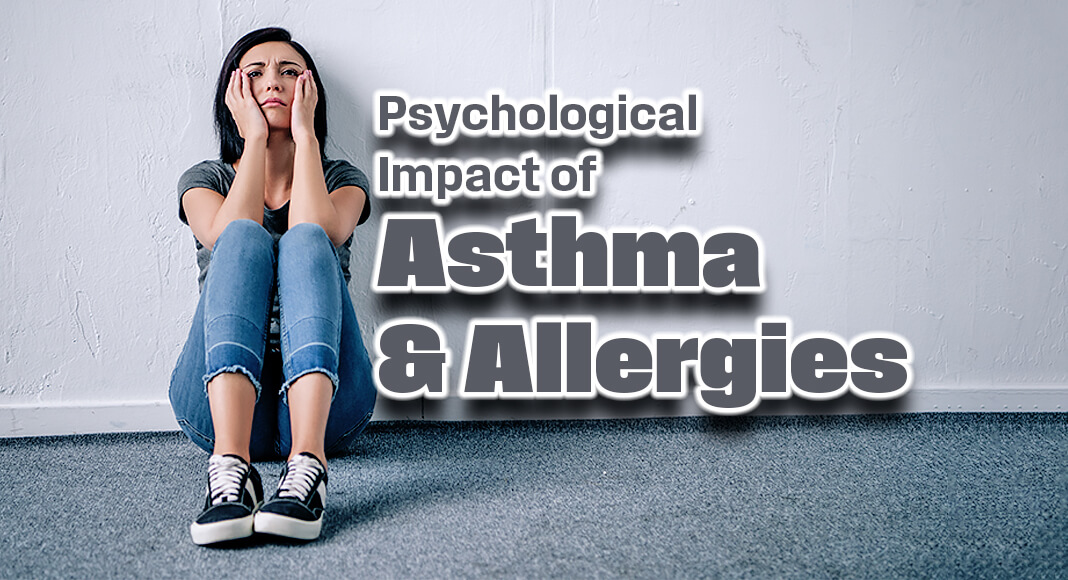 People who have struggled with asthma or allergies for years understand the psychological toll of these conditions. Image for illustration purposes