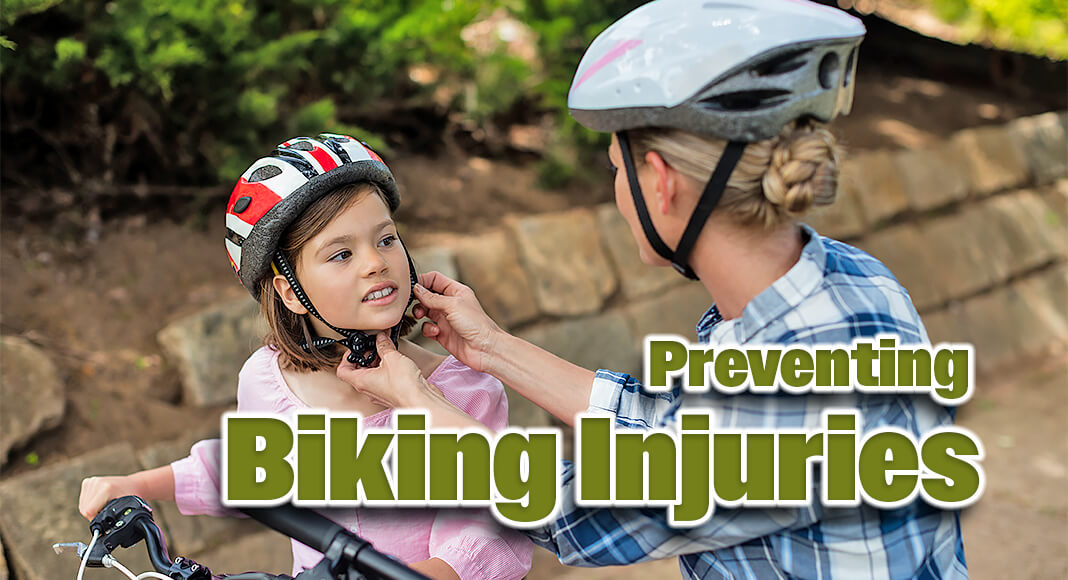You can't always avoid an accident, but you can make your ride safer by always wearing a bike helmet. Image for illustration purposes