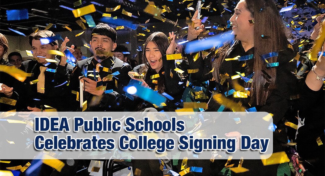 In all, the IDEA RGV Class of 2025, comprised of over 1,700 seniors, has racked up over 8,300 college acceptances, with 61% of seniors accepted into selective and highly selective different colleges and universities across the U.S. and beyond. Image courtesy of IDEA Public Schools