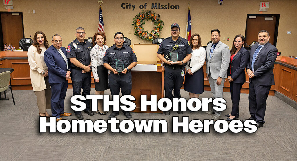 The STHS Hometown Heroes award is given monthly to exceptional first responders in the community. Image courtesy of STHS