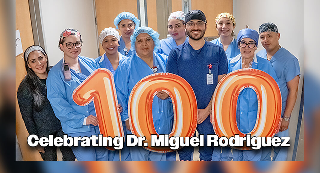Since joining South Texas Health System Clinics in September 2024, Dr. Miguel Rodriguez, a board-certified general surgeon specializing in bariatric surgery, has been performing complex procedures with more precision, flexibility and control at STHS Edinburg, STHS Heart and STHS McAllen, where he now serves as the medical director of the facility’s recently launched robotic surgery program. Image courtesy of STHS