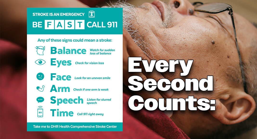 According to the Center for Disease Control, stroke remains a leading cause of disability and death worldwide. In the United States about 795,000 people suffer a stroke each year. Which means someone has a stroke every 40 seconds, and every 3 minutes and 11 seconds someone dies from a stroke. Courtesy image. Bgd for illustration purposes