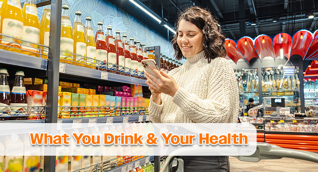 While much of our dietary focus goes into what we eat, it’s just as important to be mindful of what we drink. Image for illustration purposes