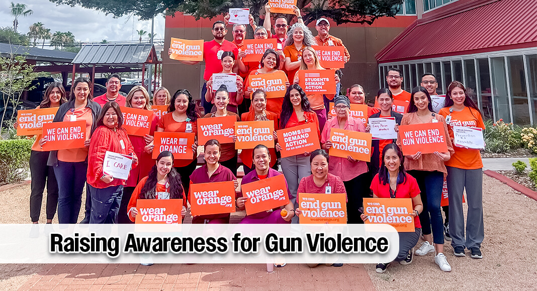 Standing in Solidarity Against Gun Violence: Deemed a public health problem, gun-related mortality and injury rates remain high across the country. Image courtesy of STHS