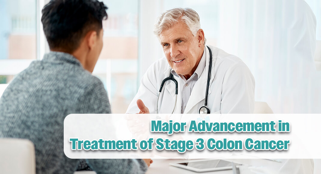 New research led by Mayo Clinic Comprehensive Cancer Center found that adding immunotherapy to chemotherapy after surgery for patients with stage 3 (node-positive) colon cancer — and with a specific genetic makeup called deficient DNA mismatch repair (dMMR) — was associated with a 50% reduction in cancer recurrence and death compared to chemotherapy alone. Image for illustration purposes
