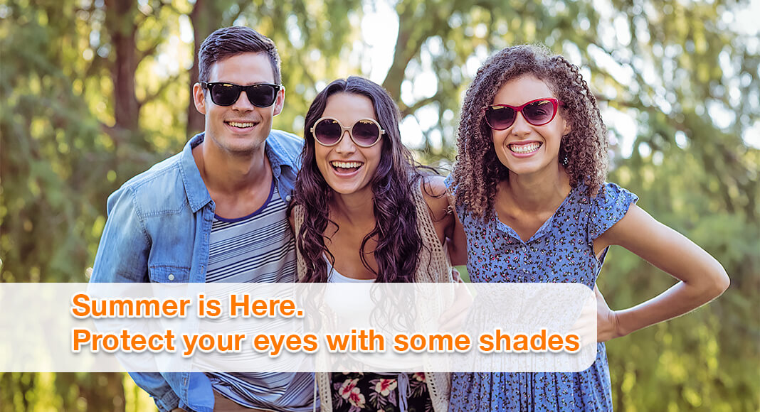 We always hear that sunglasses can help protect our eyes from the sun, but what injuries can the sun actually cause? Image for illustration purposes