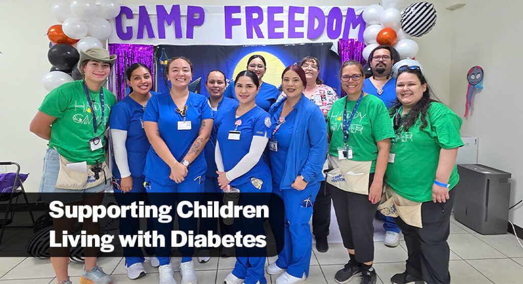 This summer, 60 Vocational Nursing students from STC are stepping up as essential support at the STJDA’s residential summer camps. STC image