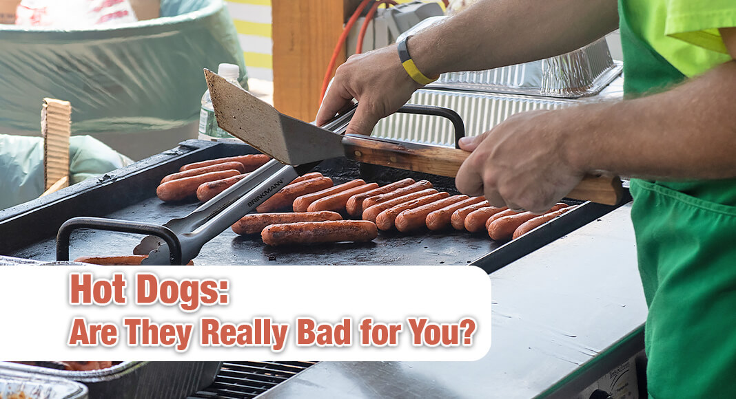 While they're a summer cookout staple, it's best to enjoy them in moderation. Image for illustration purposes