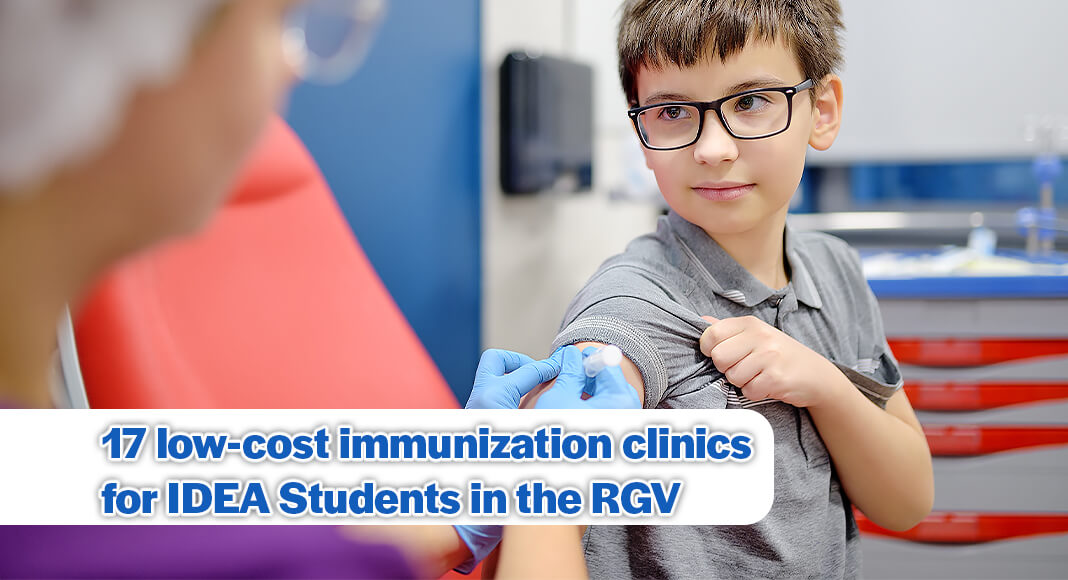 IDEA Public Schools in the Rio Grande Valley has partnered with Procare to host 17 low-cost immunization clinics to make sure all IDEA Public Schools students in the RGV are ready to head back to school this August. The clinics are part of IDEA’s Health and Wellness team’s mission to ensure all children are safe and healthy at school. Image for illustration purposes