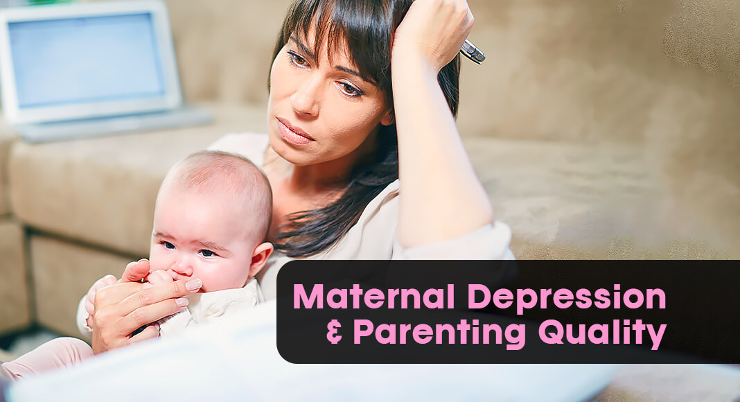 Maternal depression is defined as major depressive disorder (MDD) that occurs during pregnancy or emerges within 4 to 30 weeks after birth. Image for illustration purposes