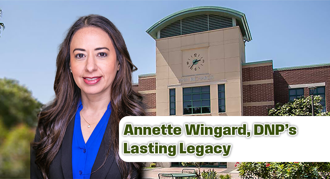 Annette Wingard, DNP, made it her life’s mission to serve others through health care and teaching, most recently serving as the South Texas College Registered Nursing to Bachelor of Science in Nursing (RN-BSN) program chair. Although cancer cut her distinguished decades-long career short, her legacy lives on at STC through a scholarship created by Wingard and her husband Michael to continue helping students in her name. STC image