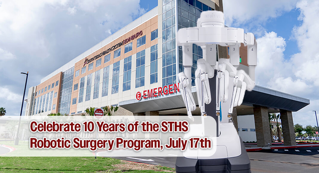 The special event will honor the surgeons and operating room staff who’ve helped the program receive national recognition as a Center of Excellence for minimally invasive, robotic and hernia surgery, as well as herald the program’s future with the acquisition of the da Vinci V Robotic Surgical System. Image courtesy of STHS