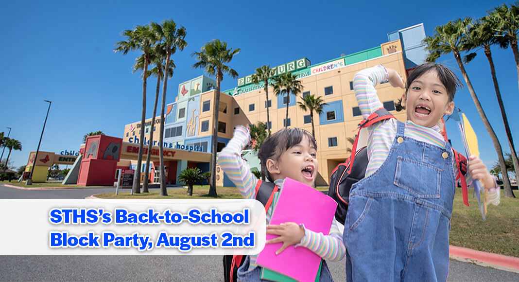 To help ease the financial burden of back-to-school shopping on local families and help them ensure their kids are armed and ready for another year of learning, South Texas Health System Children’s will host its fourth annual Back-to-School Block Party on Saturday, August 2, from 9:00 to 11:00 a.m. Image for illustration purposes. Bgd Courtesy of STHS