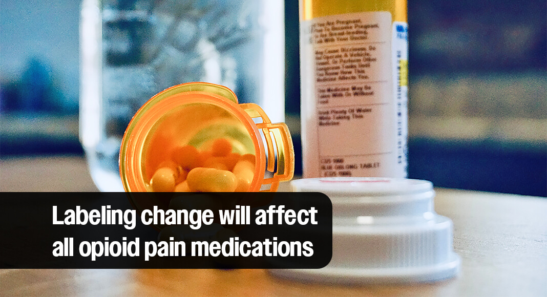 The U.S. Food and Drug Administration is requiring safety labeling changes to all opioid pain medications to better emphasize and explain the risks associated with their long-term use. Image for illustration purposes