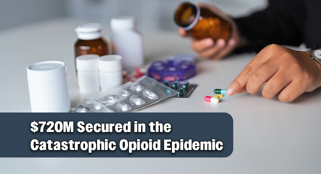 Attorney General Ken Paxton secured a new opioid settlement worth $720 million with eight drug makers that manufactured opioid pills and worsened the nationwide opioid crisis. In partnership with State Attorneys General across the country, this settlement will allow all local governments to participate through a sign-on period. The State of Texas and its political subdivisions could receive up to $45.5 million. Image for illustration purposes