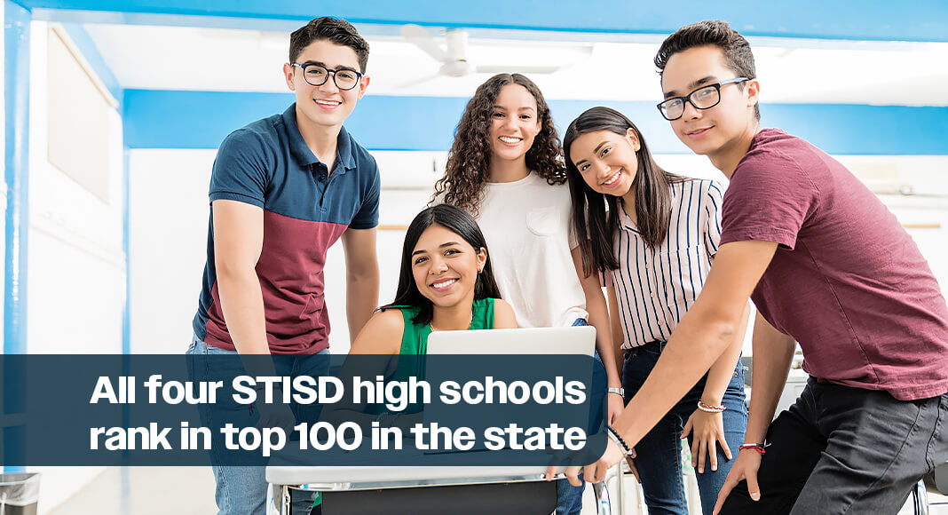 U.S. News & World Report released its 2025-2026 Best High Schools Rankings, and all four South Texas Independent School District (STISD) high schools ranked within the top 100 in the state. Image for illustration purposes