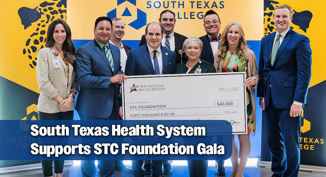The South Texas College Foundation recently announced longtime partner in education, South Texas Health System (STHS), as the Title Sponsor for the Foundation’s upcoming gala, with all proceeds going to student scholarships. STC image