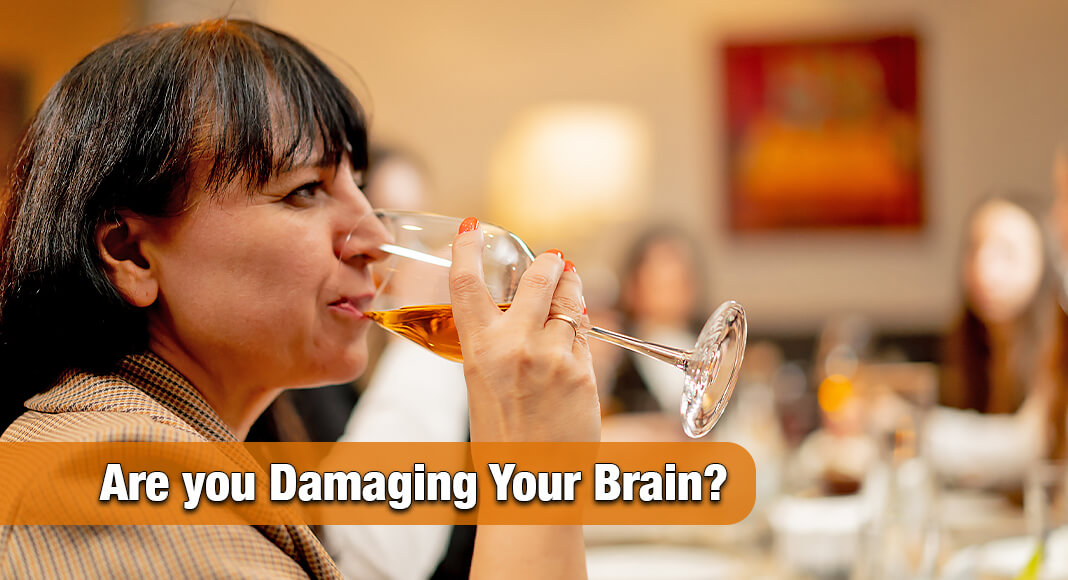 Millions of people drink alcohol, and while many may know the harm it can cause to their liver, some may be surprised to know it can be just as damaging to the brain. Image for illustration purposes