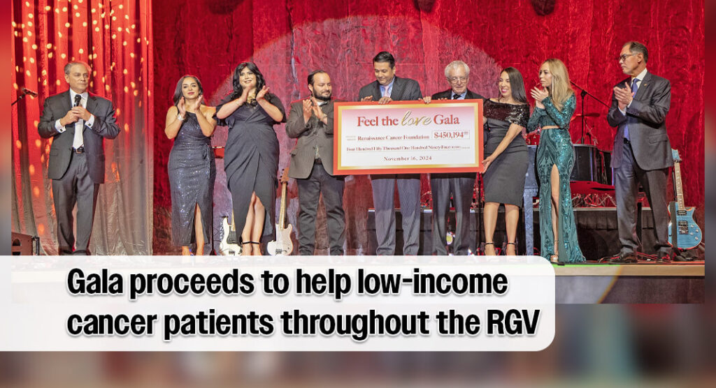 READY TO GALA: Pictured above is a file photo from the 2024 Renaissance Cancer Foundation Gala. This year’s 15th Anniversary Gala will be held on November 15, 2025, at the Edinburg Conference Center at Renaissance. For more information about tickets, sponsorship opportunities, or to learn more about the Renaissance Cancer Foundation and its programs, please contact Evelyn Saenz, executive director, at ev.saenz@dhr-rgv.com. All proceeds from this year’s event will continue to benefit the Renaissance Cancer Foundation and its mission to support cancer patients in our community. Courtesy image