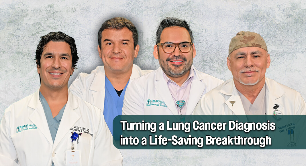 L-R: Dr. Victor Reis, Dr. Federico Vallejo, Dr. José Cruz, and Dr. Samuel Serna. Photos By Roberto Hugo González