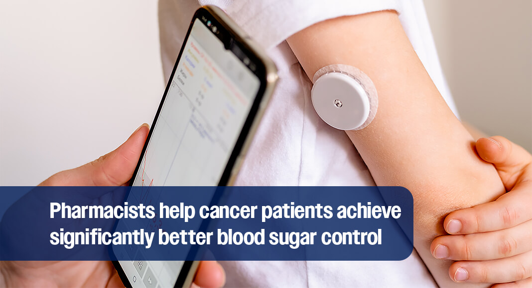 Over the four-year study period, patients with cancer who received pharmacist-led diabetes care experienced significant and sustained improvements in blood sugar control over three, six and nine months. Image for illustration purposes