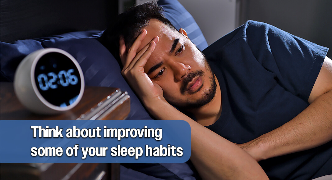 As we turn the clocks back one hour on Sunday, you may also want to think about improving some of your sleep habits. Especially since nearly 40% of adults in the United States are sleep deprived. Image for illustration purposes