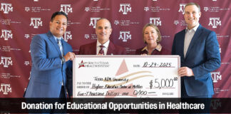STHS Donates $5,000 for Educational Opportunities in Healthcare