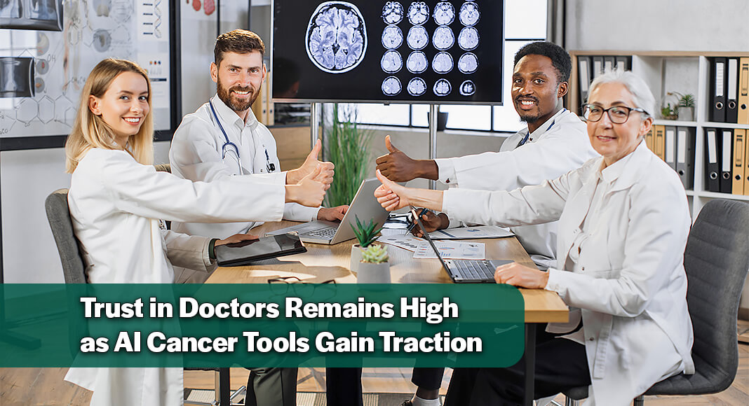 New research on public attitudes toward AI indicates that most people are reluctant to let ChatGPT and other AI tools diagnose their health condition, but see promise in technologies that use AI to help diagnose cancer. Image for illustration purposes