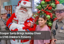 STHS Children’s Receives Visit From Trooper Santa