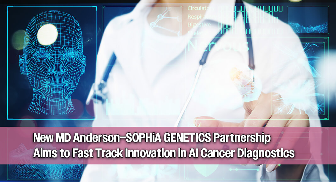 As part of the collaboration, MD Anderson and SOPHiA GENETICS are launching a series of research and development programs and co-developing an advanced next-generation sequencing oncology test. Image for illustration purposes