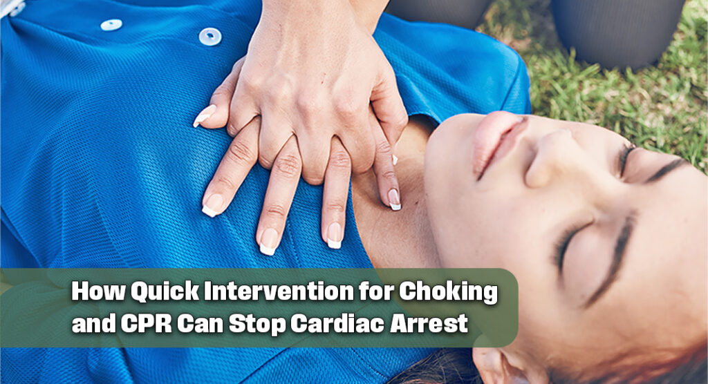 To understand why you should know how to help someone who is choking, and why that has been given new prominence in the latest American Heart Association CPR guidelines, you could look at statistics showing that blocked airways often lead to cardiac arrest. Image for illustration purposes
