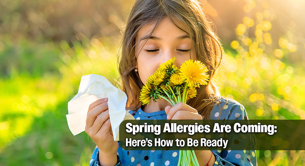 Spring may still be a ways off, but now is the time to start preparing if you suffer from seasonal allergies. Image for illsutration purposes