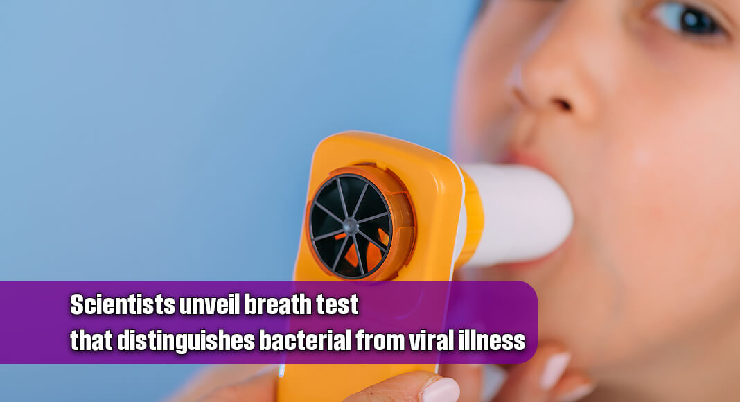Bacterial infections can be difficult to distinguish from viral infections and noninfectious inflammation, but a simple breath test may change that. Image for illustration purposes